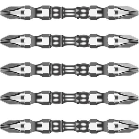 Punta per trapano con cacciavite magnetico, punte per cacciavite magnetiche per trapano - Punta per trapano elettrico di precisione antiscivolo da 5 pezzi, set di cacciaviti assortiti, utensile manual (1/5)
