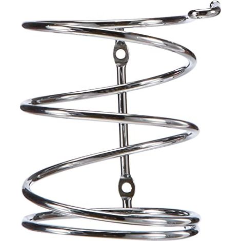 Axentia Bad 282014 - Supporto per asciugacapelli Escala, Rotondo con Gancio, 9,5 cm (1/4)