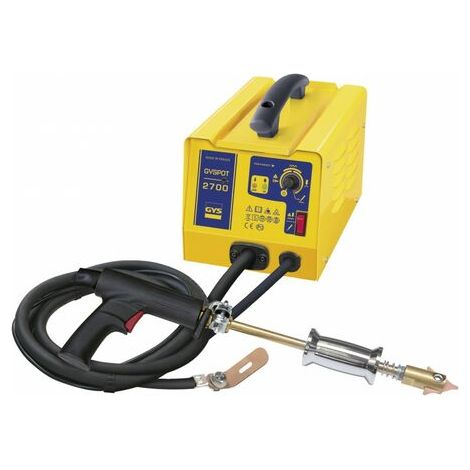 GYS – Car Spotter GYSPOT 27.02, 230 V, Potenza di 2600A - saldatura a punti - riparazione di ammaccature ed il raddrizzamento degli elementi della carrozzeria - 055353 (1/5)