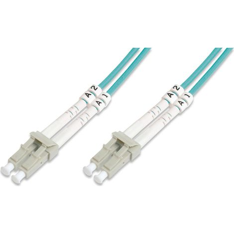 Digitus Câble de brassage multimode OM 3 à fibre optique, LC / LC