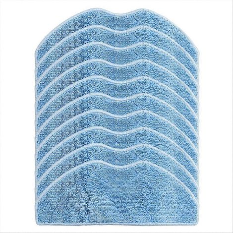 10 Chiffons de Nettoyage pour Serpillière MiWhole M8 Lite, Lot de 10 Lingettes de Sol Réutilisables, Accessoires de Ménage Compatibles Balai (1/5)