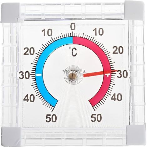 1 Pièce Thermometre Exterieur Adhésifs, Précision ±50 °C, Résistants Aux Intempéries, Pour Jardin Et Jardin, Utilisables Aussi Bien À L'Intérieur Qu'À L'Extérieur