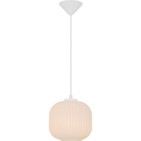 Naeve GENEVA Plafonnier suspendu dôme blanc 1xE27 (1/5)