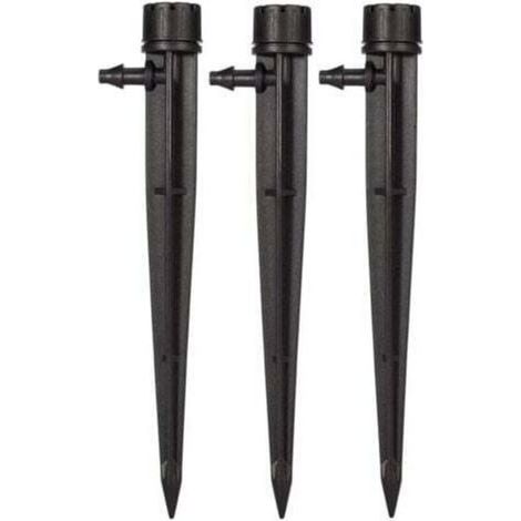 (50pcs)Goutteurs d'irrigation de Jardin pour Tube de 4 mm/7 mm 360 degrés 8 Trous réglables Système d'irrigation Micro débit Kit (1/5)