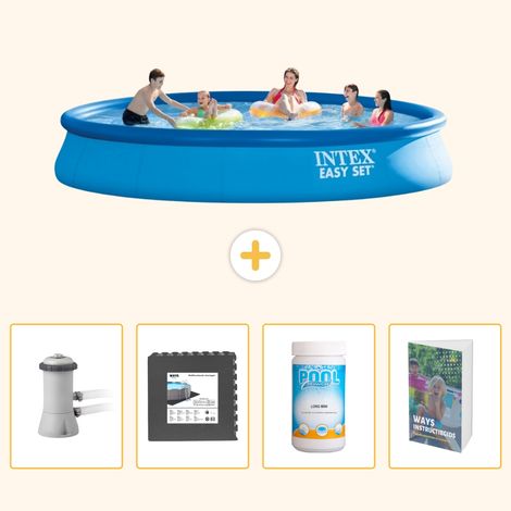 Intex Piscine Easy Set Ronde - 457x84 cm - 5-pièces SCB109 (1/5)