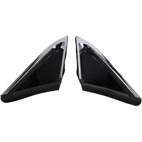Garniture d'angle triangulaire pour rétroviseur intérieur, plastique noir et argenté, avant gauche et droit, compatible avec Edge 2015-2022 fdq (1/5)