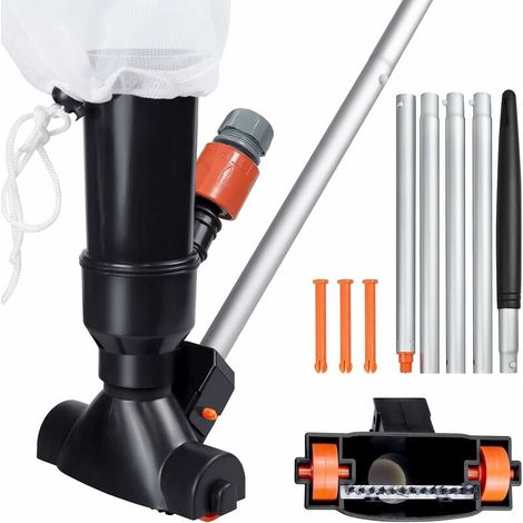 ZOLGINAH Aspirateur de piscine avec section 5 pôles – Portable pour la maison, la piscine, bassin, mini jet de nettoyage (1/5)