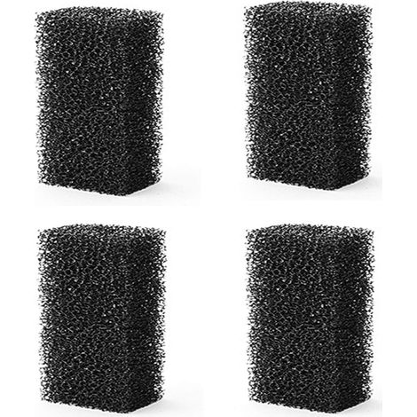 Lot de 4 éponges de rechange pour filtre interne d'aquarium S M (1/3)