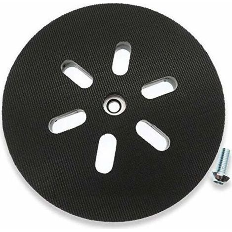 Plateau de ponçage Bosch 150 mm caoutchouc - Compatible GEX 150 AC, PEX 15 AE, Turbo - Flexible pour ponceuse excentrique (1/5)