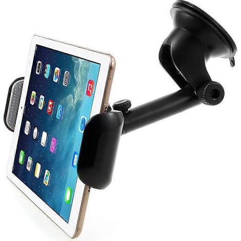 Support universel rotatif à ventouse pour tablette, compatible avec iPad Air 2, etc., pour pare-brise de voiture (7-15 pouces). (1/5)