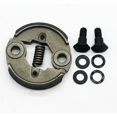 1 kit d'embrayage et vis en métal premium pour moteurs de coupe-brosses à essence 43CC, 49CC, 52CC, kit d'embrayage 43cc (1/4)