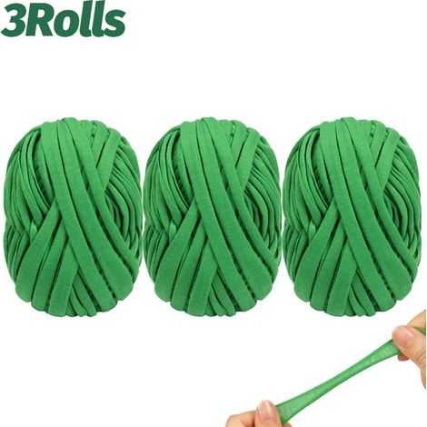 (3 rouleaux (90 m) de ficelle de jardin souple pour attacher les plants de tomates vertes, corde élastique pour soutenir les plantes grimpantes et les fleurs) (1/4)
