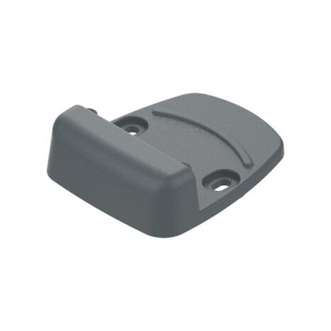 Tirard – Sabot de portail battant motorisé – Aluminium noir – Fixation à vis ou à sceller – Avec 2 cales de réhausse – Compatible motorisation