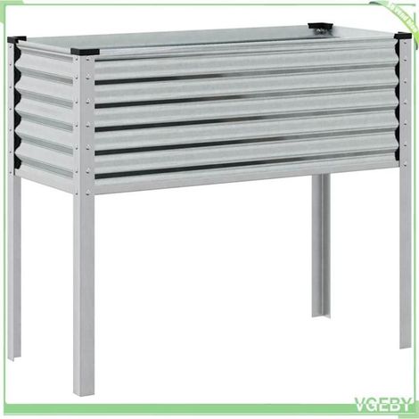 Jardinière de jardin - FAFEICY - 4008973 - Acier galvanisé - 100x45x90 cm - Anti-corrosion (1/5)