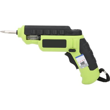 Tournevis électrique sans fil avec LED, poignée pistolet, rechargeable, 1500 mAh, prise européenne, 220 V CA (1/5)