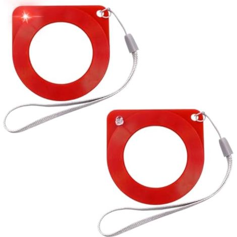 povtii Lot de 2 bobines de test de clé de voiture, puce de verrouillage automatique du signal d'induction, système antivol automobile, outil de test rapide de signal de détection automatique (1/5)