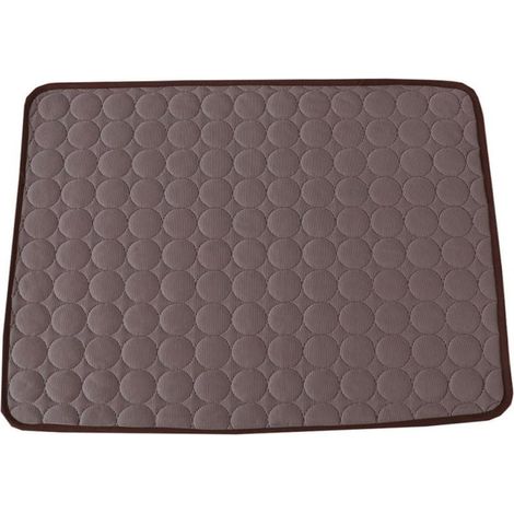 Kühlende Sommermatte aus Eisseide und Baumwolle – Haustierbett, komfortabel und atmungsaktiv, geeignet für Haushalt und Stühle bis 40 kg. (1/5)