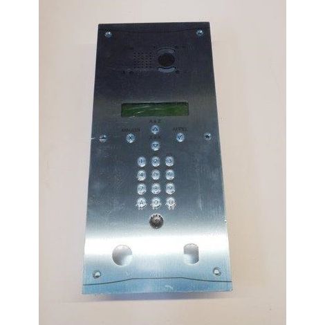 Platine de rue inox MH + 1250IV 405x180x55mm pour groupes audio-video simplebus + module vigik (non incl) Comelit