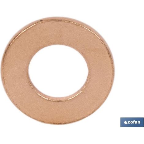 Pack de 100 rondelles en cuivre 10 x 20 x 2 pour bouchon de carter