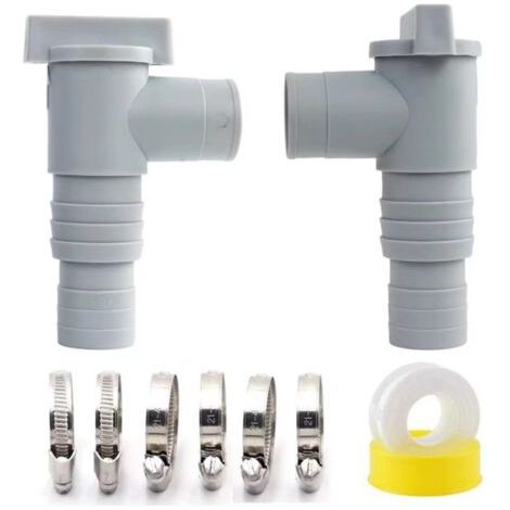 Válvuthe de cierre/Wtorrttorg de piscintor (2 Piecthere, Avec withectorr de mtornguertor de 32 mm), Valve de cierre de piscintor, émborwhich de mtornguertor de Dorubgivthere división, Acctheresorrithe (1/4)