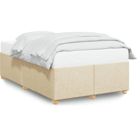Maison Exclusive - Giroletto senza Materasso Crema 120x190cm in Tessuto (1/5)