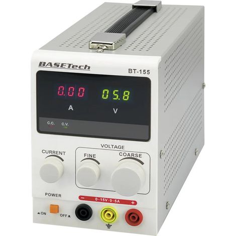 [GEBRAUCHT] B-Ware Basetech Labornetzgerät Labornetzteil Netzteil BT-155 - 0 - 15 V/DC 75 W (1/2)