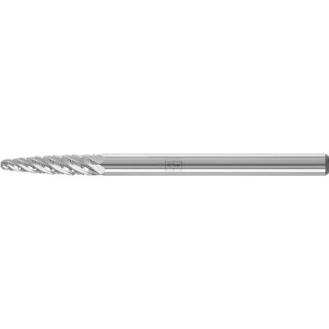 PFERD TOOLS Hartmetall Hochleistungsfrässtift Rundbogen RBF Ø 03x13 mm Schaft-Ø 3 mm TITANIUM für Titan (1/2)