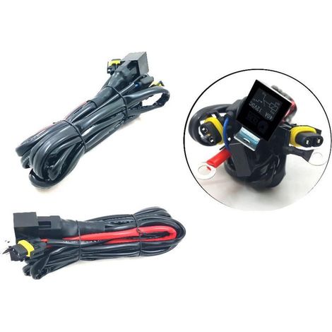 Kit de câblage pour feux antibrouillard halogènes pour Volkswagen T5, Golf 5, Golf 6, Passat, Caddy