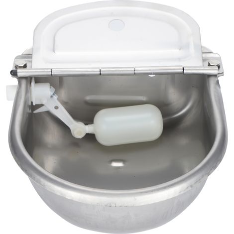 Decdeal Gamelle en acier inoxydable, idéale pour les chevaux et les chèvres