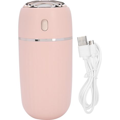 300 ml USB-Gesichtsspray mit rosa Licht – Tragbares Feuchtigkeitsspray (1/5)