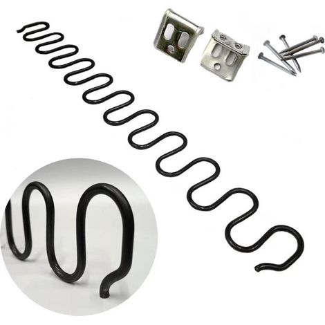 Muelles de recambio para sofá, 2 piezas de alambre de 50 cm de diámetro, Kit-RAPANDA (1/5)