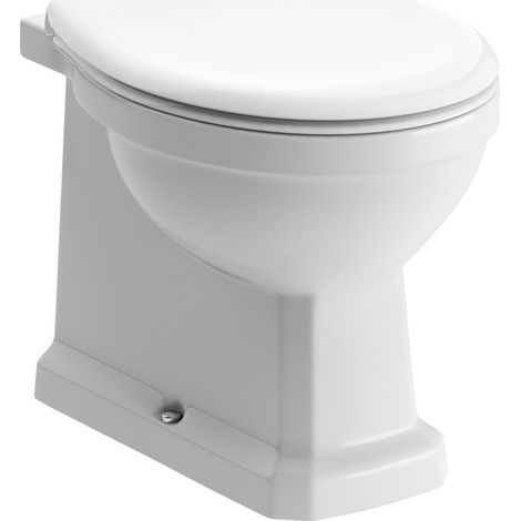 Signature Aphrodite Comfort Height Back to Wall Toilet (inc White Acrylic Seat) (1/5)