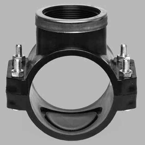 "PRESA STAFFA CON RINFORZO E GUARNIZIONE PIATTA BULLONI INOX PN 10 - 63 x 1""1/2"