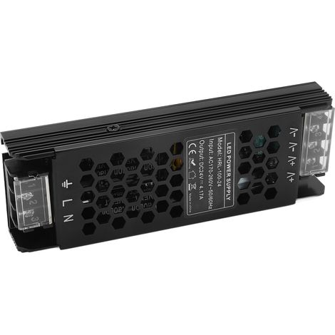 100W LED-Netzteil, AC-Eingang 170-260V, DC24V-Ausgang, Transformator für LED-Streifen, stabiler Stromrichter, wasserdichter Treiber. (1/5)
