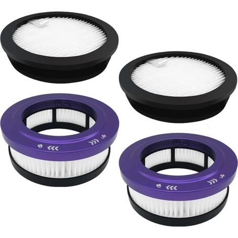 Ersatzfilter-Kit Kompatibel mit Anyson Stars 5 kabellosem Staubsauger 45000Pa/550W/70min – Waschbar und wiederverwendbar – 2 Vorfilter, 2 Nachfilter (1/5)