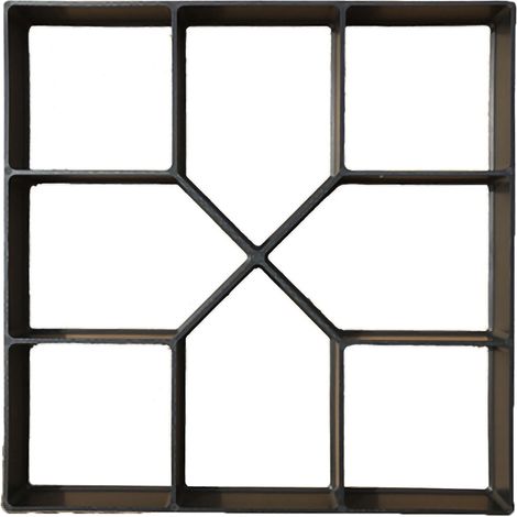 Moule à Pavé Réutilisable 40cm pour Allées Jardin en Béton DIY (1/5)