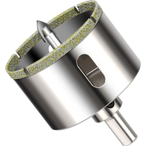 Diamond Hole Saw - 68 mm - For Glass Ceramic Tile Cutting - With Center Pilot Drill Bit - 1 Piece (1/5)