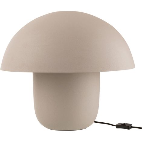 Lampe à Poser en Métal "Merle" 44cm Grège (1/5)