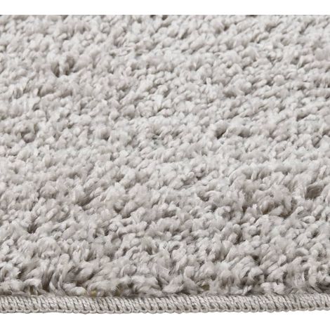Tapis shaggy antidérapant Gris clair 80x150 cm (1/5)