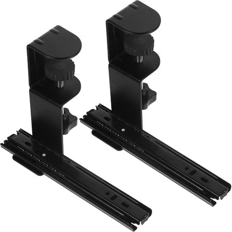 de 2 supports d extension de bureau réglables en fer