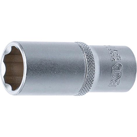 BGS Steckschlüssel-Einsatz Super Lock tief Antrieb Innenvierkant 10 mm (3/8") SW 18 mm - 2608 (1/3)
