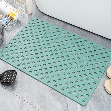 Tapis de douche antidérapant, anti-moisissure, massage des pieds – Vert –