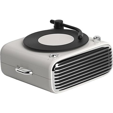 Platine vinyle Atom rétro portable et multifonctionnelle sans fil avec Bluetooth et technologie Bluetooth, idéale pour l'aromathérapie.