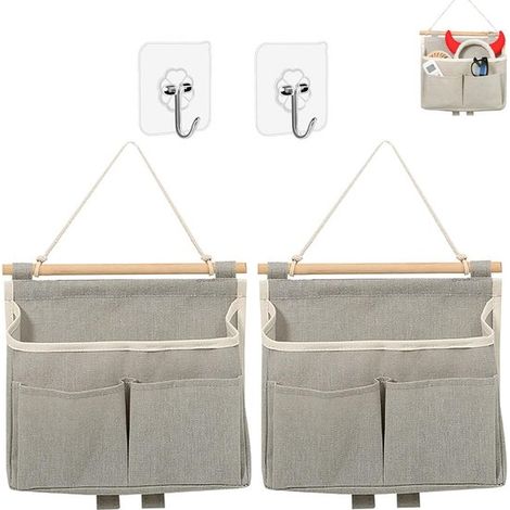 mensole a muro di grande capacità con 2 ganci per cucina/bagno (1/5)