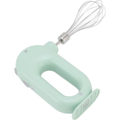 Batteur électrique à main 3 vitesses, poignée antidérapante, mousseur à lait portatif, 5 V, 20 W, vert (1/5)