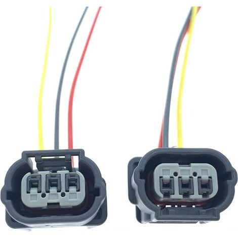 Applicable au connecteur de bobine haute tension de la bobine d'allumage des nouvelles Honda Civic, Fit, Greiz, CR-V, Lingpai, Vezel et Accord -- JB2138-3P