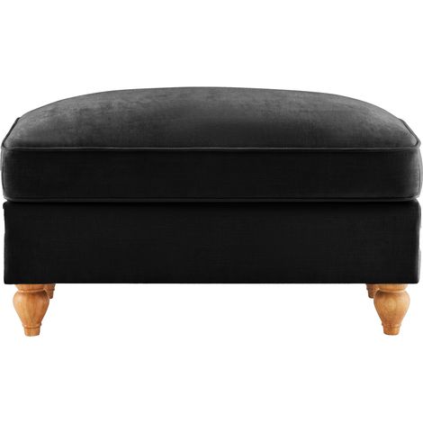 Sgabello Windsor in ciniglia - nero