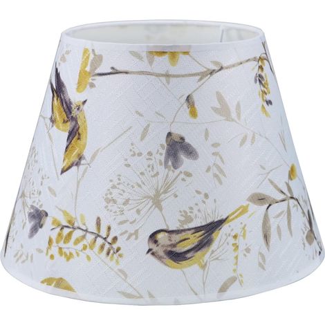 8.6 inches (22 cm) Coolie Fabric Lampshades E14/E27 Modern Replacement for Table Lamps, Bedside Lamps, Wall Lamps, Floor Lamps, Bird (1/5)