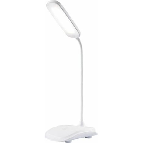 Lampe de Bureau Led, Lampe de Chevet avec Câble USB, Contrôle Tactile, 3 Niveaux de Luminosité Réglables, Protection des Yeux, 360 Flexible, Lampe de Bureau pour Lecture, Travail, étude