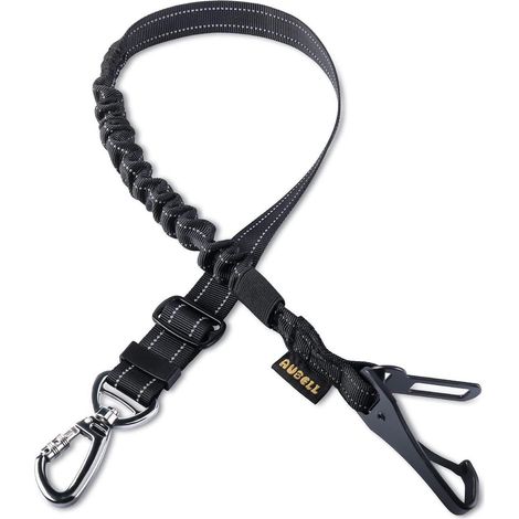 Hundesicherheitsgurt Auto, verstellbar, elastisch, mit 360° Karabiner (1/5)